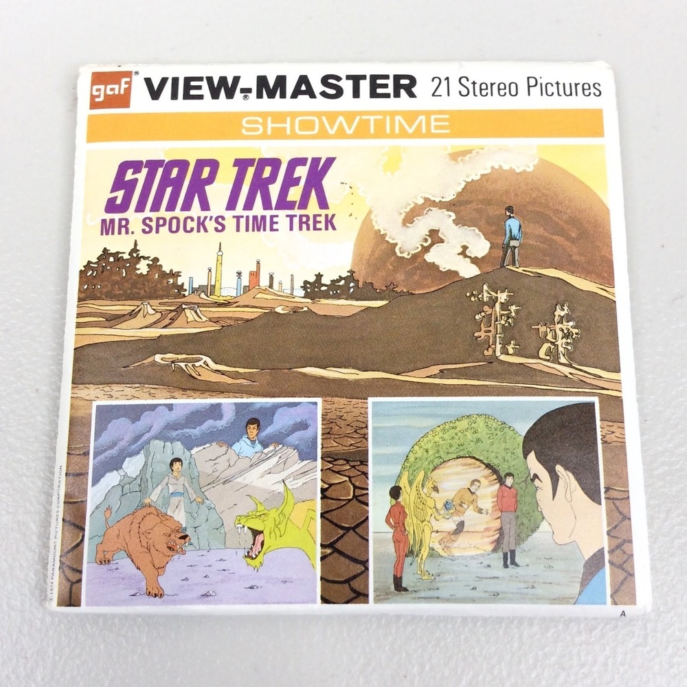 Vintage 1974 GAF View Master Star Trek Mr Spock's Time Trek B555